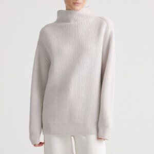Australian Merino Wool Oversized Turtleneck Sweater (Quince)